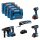 Bosch Combo Kit Set mit 4x 18V: GSR 18V-90C/GDR 18V-210C/GBH18V-24C/GOP18V-28, 3x Akku