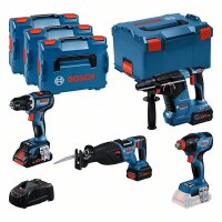 Bosch Combo Kit Set mit 4x 18V: GSR 18V-90C/GDX...