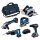 Bosch Combo Kit Set, 5 18V: GSR 18V-55/GWS 18V-10/GKS 18V-57-2/GSA 18V-LI/GST 18V-125B