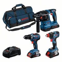 Bosch Combo Kit 3-tlg. kit 18V: GSR 18V-55 + GDX 18V-200...