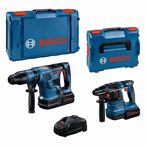 Bosch Combo Kit 2-tlg. kit 18V: GBH 18V-22 + GBH 18V-36C (BT) + 2 x 8.0Ah (PC) + GAL 1880CV (L+XL) Professional