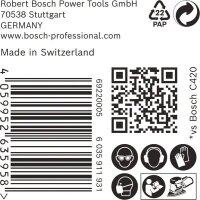 Bosch EXPERT C470 Schleifpapier, 100 x 150 mm, K 240, 50 Stück