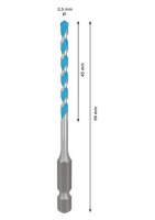 Bosch EXPERT HEX-9 Multi Construction Bohrer, 3,5 x 45 x 90 mm