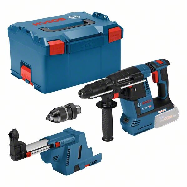 Bosch Akku-Bohrhammer mit SDS plus GBH 18V-26F + GDE Professional